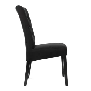 Krzeslo Skania Czarne Lite Drewno