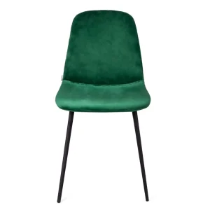 Krzeslo Slank Welurowe Szmaragdowe 44X52X85Cm