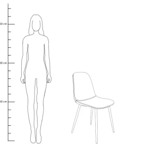 Krzeslo Slank Welurowe Zielone 44X52X85Cm