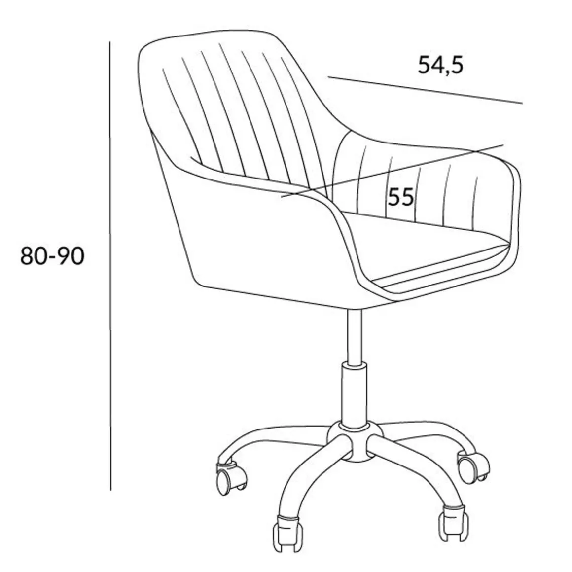 krzeslo_teill_welurowe_ob_4-2.webp Krzeslo Teill Welurowe Obrotowe Czarne 55,5X54,5X80-90Cm