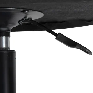 Krzeslo Teill Welurowe Obrotowe Czarne 55,5X54,5X80-90Cm