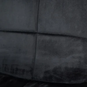 Krzeslo Triss Welurowe Czarne 44X57X88 Cm