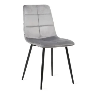 Krzeslo Triss Welurowe Szare 44X57X88 Cm