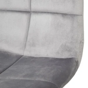 Krzeslo Triss Welurowe Szare 44X57X88 Cm