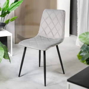 Krzeslo Witus W Tkaninie Szare 44X57X88 Cm