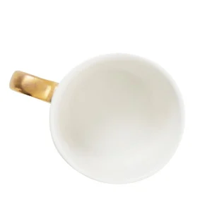 Kubek Frizzy Recznie Malowany W Cytryny I Zlotym Uchem 0,3 L