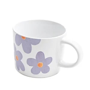 Kubek Gradas W Duze Fioletowe Kwiaty 0,3 L
