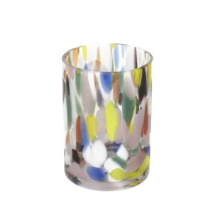 Kubek Lazienkowy Rhory W Kolorowe Wzory 7,5X7,5X10,5 Cm