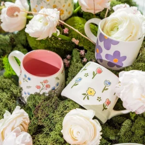 Kubek Malis Z Rozowym Srodkiem W Kwiaty 0,35 L