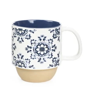 Kubek Rodes Z Niebieskim Zdobieniem Maly Kwiat 0,35 L