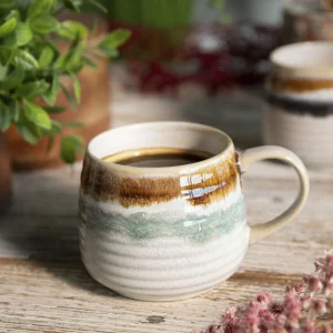 Kubek Sandy Zielono-Brazowy 0,5 L