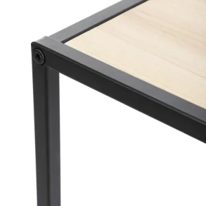 Kwietnik Roh Metalowy Czarny 27X27X60 Cm