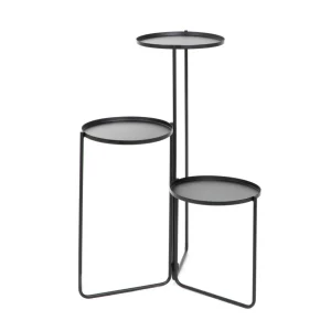 Kwietnik Roh Trzypoziomowy Czarny 25X48/70 Cm