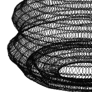 Lampa Ali Sufitowa Czarna 82 Cm