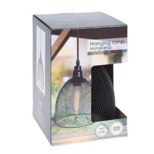 Lampa Atros Wiszaca Czarna 21X16 Cm