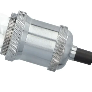 Lampa Jesper Sufitowa Ze Srebrym Elementem 7 Cm