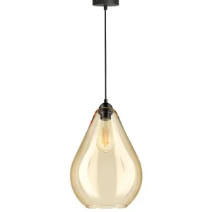 Lampa Miste Wiszaca Bursztynowa 24X24X180 Cm