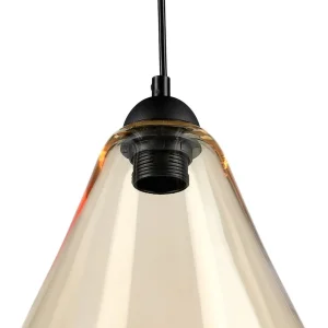 Lampa Miste Wiszaca Bursztynowa 24X24X180 Cm