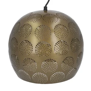 Lampa Sena Sufitowa Zlota 30 Cm