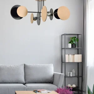 Lampa Sufitowa Zita 4-Punktowa Naturalny 86X31 Cm