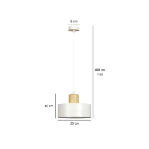 Lampa Torin Sufitowa 1-Punktowa Fi 25 Cm