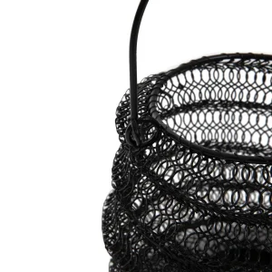 Lampion Armadilo Skladany Czarny 21X16 Cm