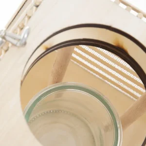 Lampion Avli Naturalny 15X15X23 Cm