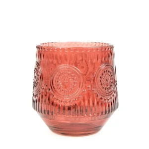 Lampion Barrel Brazowy 8X8X8 Cm