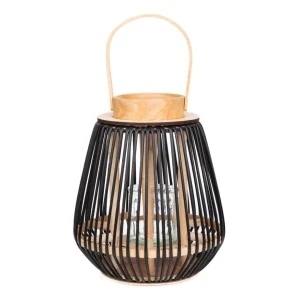 Lampion Garnitto Z Czarnymi Elementami 10,5X26 Cm