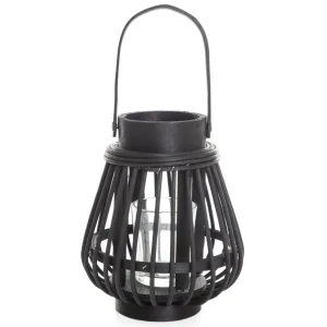 Lampion Garten Maly Czarny 14X17 Cm