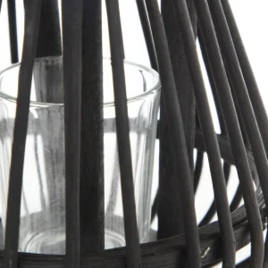 Lampion Garten Maly Czarny 14X17 Cm