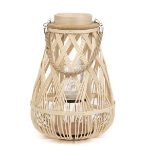 Lampion Radiant Pleciony Naturalny 35 Cm