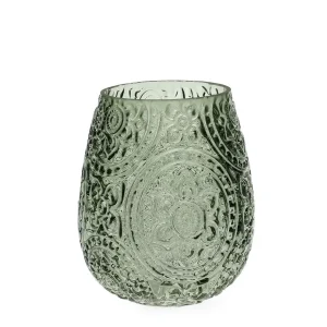 Lampion Rosas Szklany 12X15 Cm