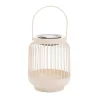 Lampion Solarny Fonar Metalowy Ecru 12,5X12,5X11,5 Cm