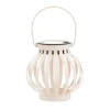 Lampion Solarny Fonar Metalowy Ecru 12X12X11,5 Cm
