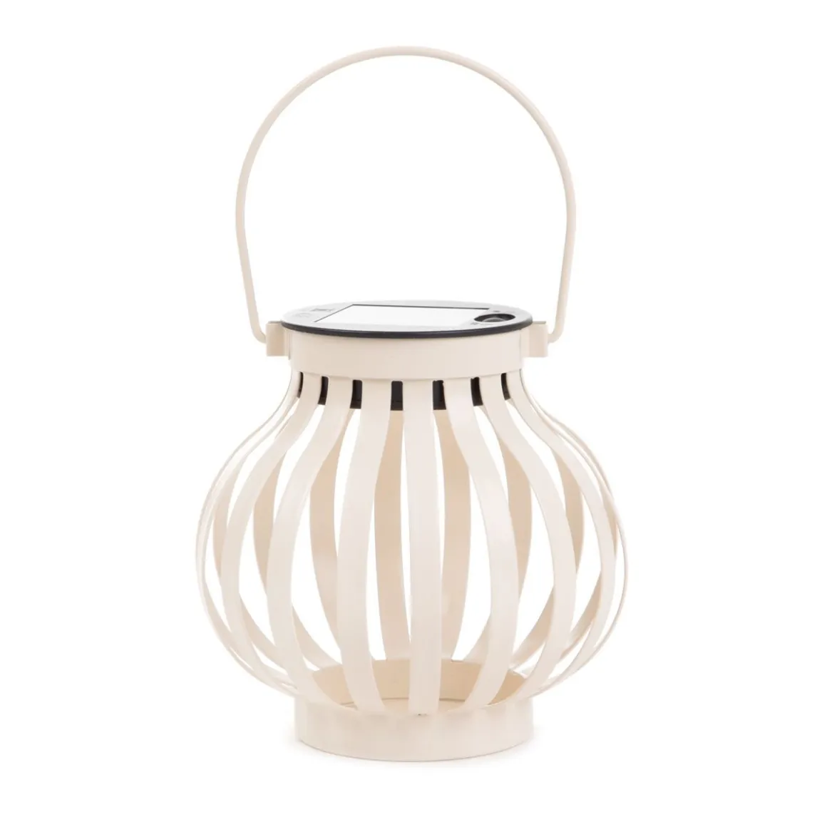 lampion_solarny_fonar_met_0.webp Lampion Solarny Fonar Metalowy Ecru 12X12X11,5 Cm