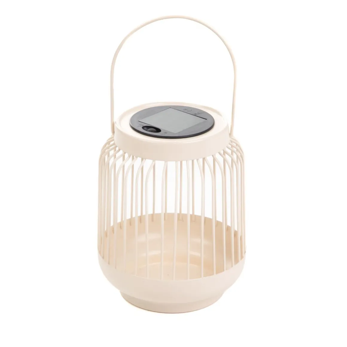 lampion_solarny_fonar_met_1-1.webp Lampion Solarny Fonar Metalowy Ecru 12,5X12,5X11,5 Cm