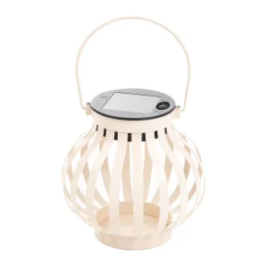 Lampion Solarny Fonar Metalowy Ecru 12X12X11,5 Cm