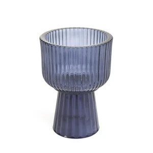 Lampion Taza Granatowy 10X13 Cm