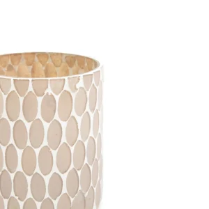 Lampion Tesseli Z Mozaika Rozowy 9X8 Cm