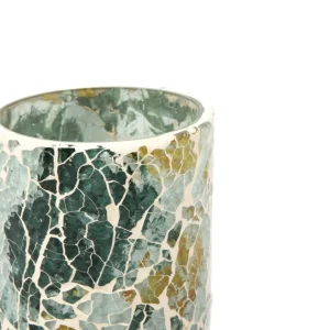 Lampion Tesseli Z Mozaika Zielony 9X8 Cm