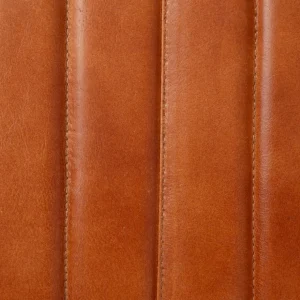 Lawka Brizo W Obiciu Ze Skory Bawolej Brazowe 90X37X45 Cm