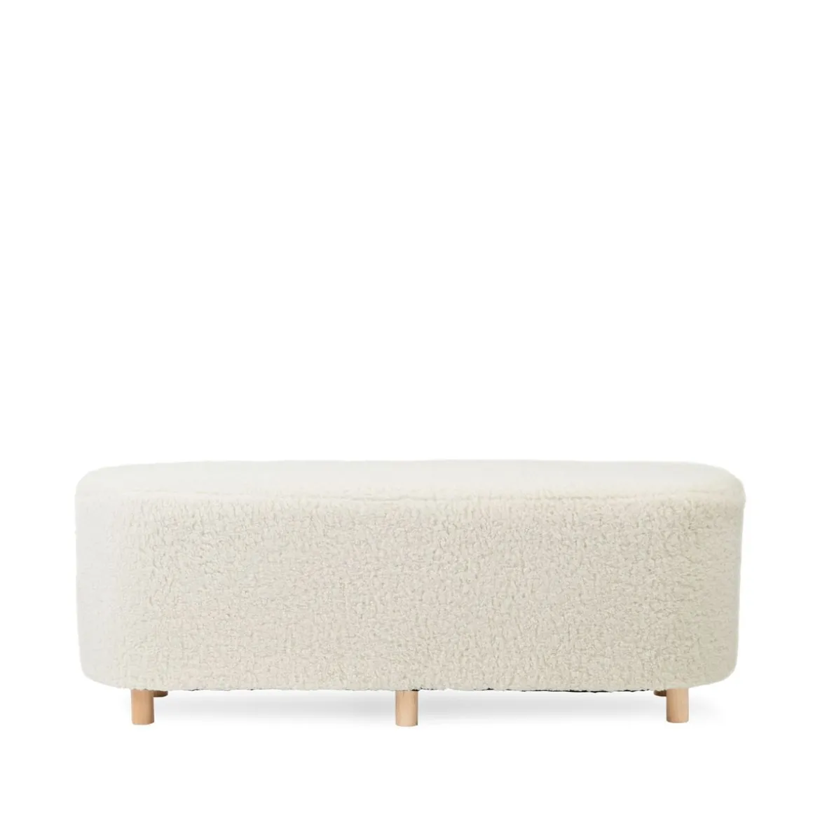 lawka_elsa_bezowa_w_tkani_2.webp Lawka Elsa Bezowa W Tkaninie Teddy 120X40X44 Cm