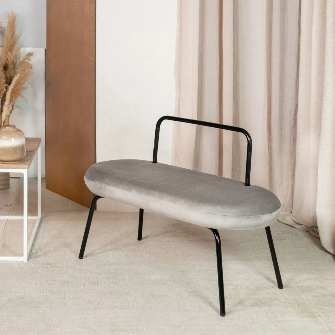 lawka_ina_welurowa_bezowa_0.webp Lawka Ina Welurowa Bezowa 95X45X61 Cm