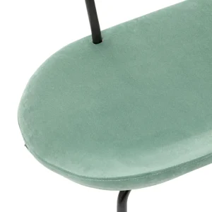 Lawka Ina Welurowa Mietowa 95X45X61 Cm