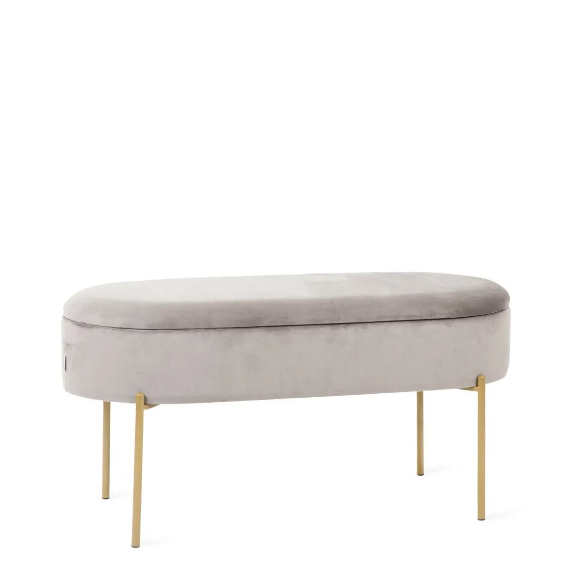 lawka_layla_welurowa_bezo_1.webp Lawka Layla Welurowa Bezowa Ze Schowkiem 91,5X41X46.5 Cm