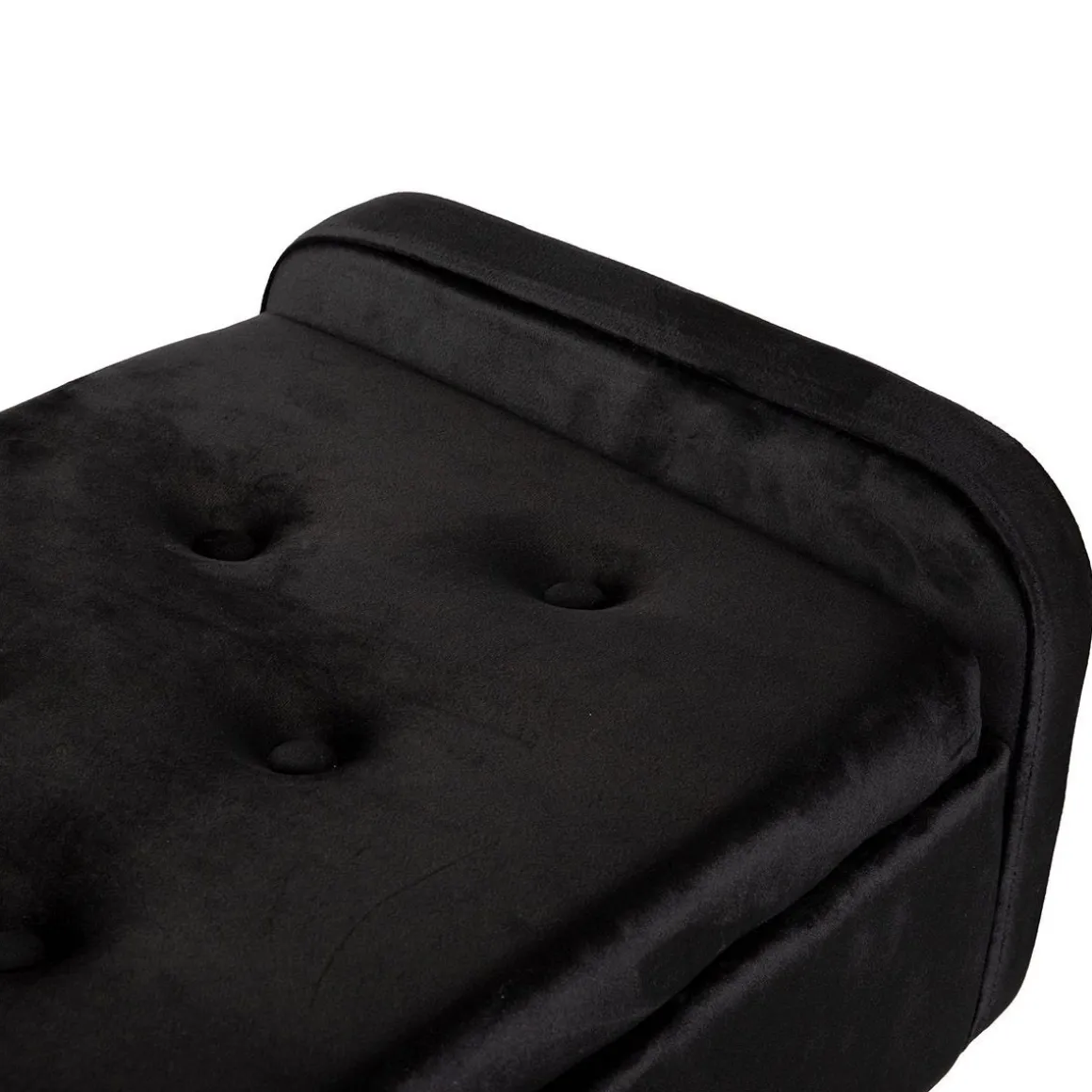 lawka_venlo_welurowa_czar_2.webp Lawka Venlo Welurowa Czarna 100X39X45Cm