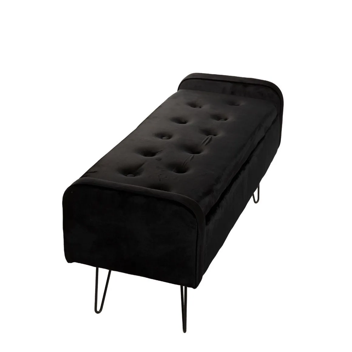 lawka_venlo_welurowa_czar_6.webp Lawka Venlo Welurowa Czarna 100X39X45Cm