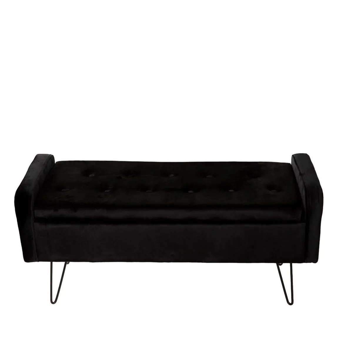 lawka_venlo_welurowa_czar_7.webp Lawka Venlo Welurowa Czarna 100X39X45Cm