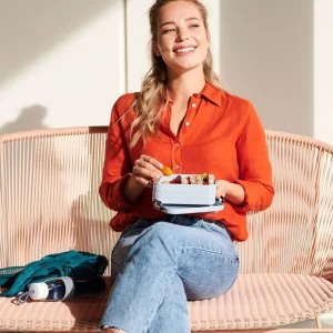 Lunchbox Take A Break Z Widelczykiem 18,5X12X6,5 Cm